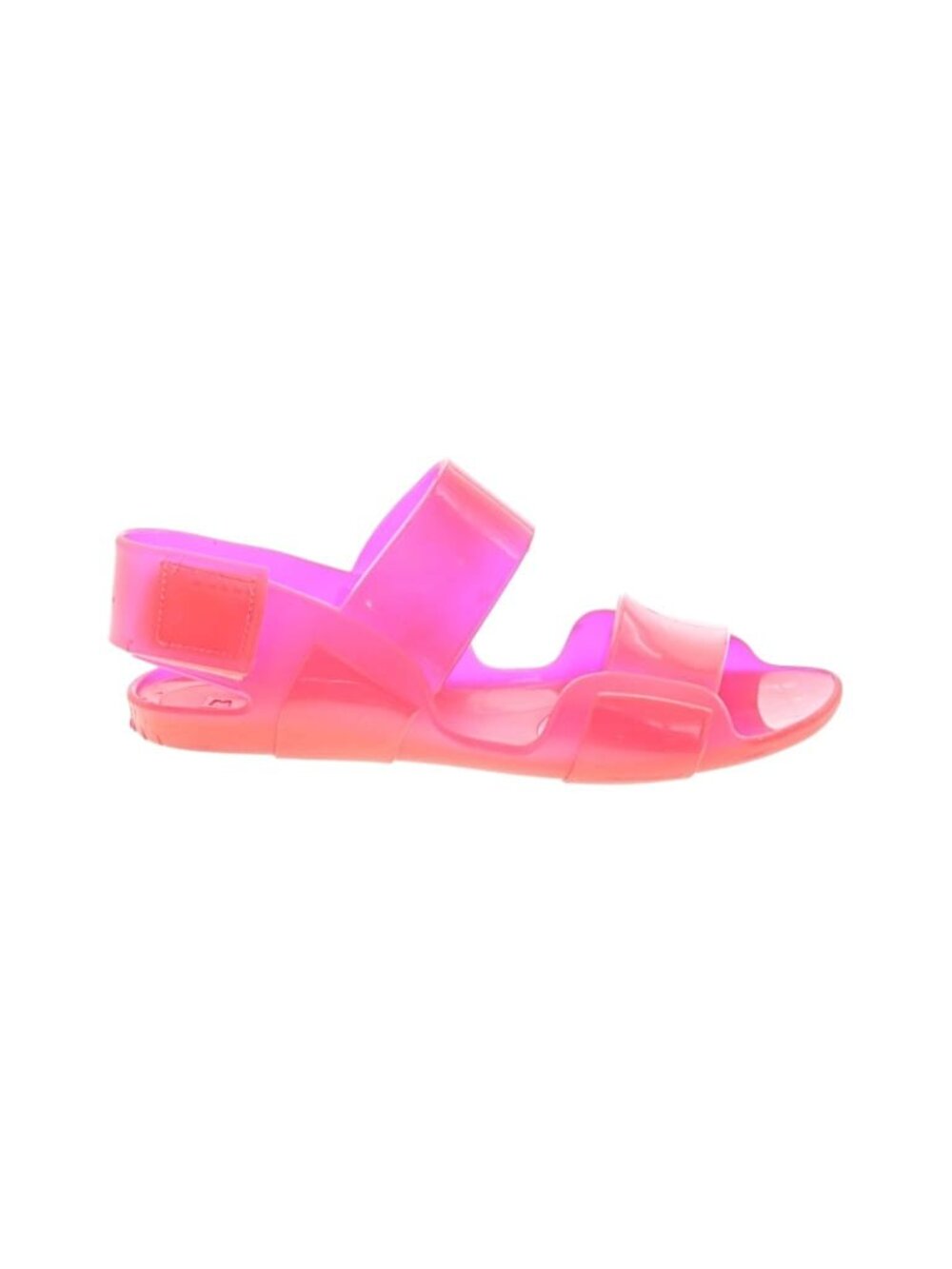Marni | Jelly Sandals Y2K Coral Size 8 Translucent Neon Florescent Resort Cruise